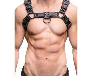 Best Mens Real Leather Chest Harness