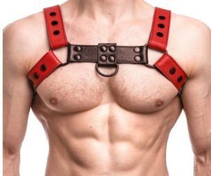 Mens Chest Harness of Genuine Leather Original Body Belt for 